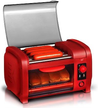 Elite Cuisine ehd-501r Hot Dog Toaster Oven
