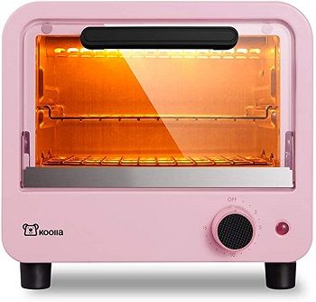 koolla mini toaster oven pink
