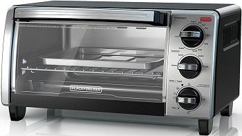BLACK+DECKER TO1750SB 4-Slice Toaster Oven