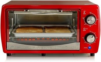 Ovente TO6895R 4 Slice Toaster Oven
